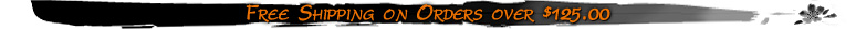 Free Shipping on Orders over $125