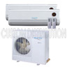 Quietside 24,000 BTU Multi Zone High Wall Heat Pump with two 12,000 BTU Head Units