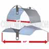 Folding Wing 27 reflector