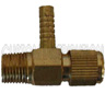 Brass Valve With Mpt And Airline Barb