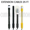 Lab Grade Temperature Probe Extension Cable 25ft