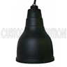 250 watt MH Bell Pendant System, Matte Black