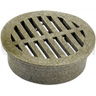 6 in Round Spee-D Basin Grate, Sand Color