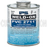 1 Pint Grey PVC Cement, PVC 2711, Low VOC