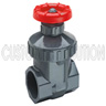 1/2 Gate Valve PVC/Buna-N Thd