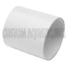 1-1/2 Pvc Couping soc Sch 40 Clear
