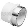 1 PVC Fem Adapter soc x sr-FPT Sch 40 Clear