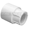 1-1/2 PVC Fem Adapter soc x sr-FPT Sch 40 Clear