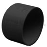 1-1/2 PVC Cap soc Sch 40 Black