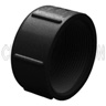 1 PVC Cap FPT Sch 40 Black