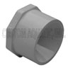 1 PVC Plug Spigot Sch 40 GREY