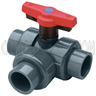 2 in True Union 2000 Industrial 3-Way Ball Valves, L-Port