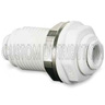 1/4 in Bulkhead Tank Adapter - White