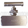3/8 Inch Needle Valve.  Stainless Steel.  Fpt